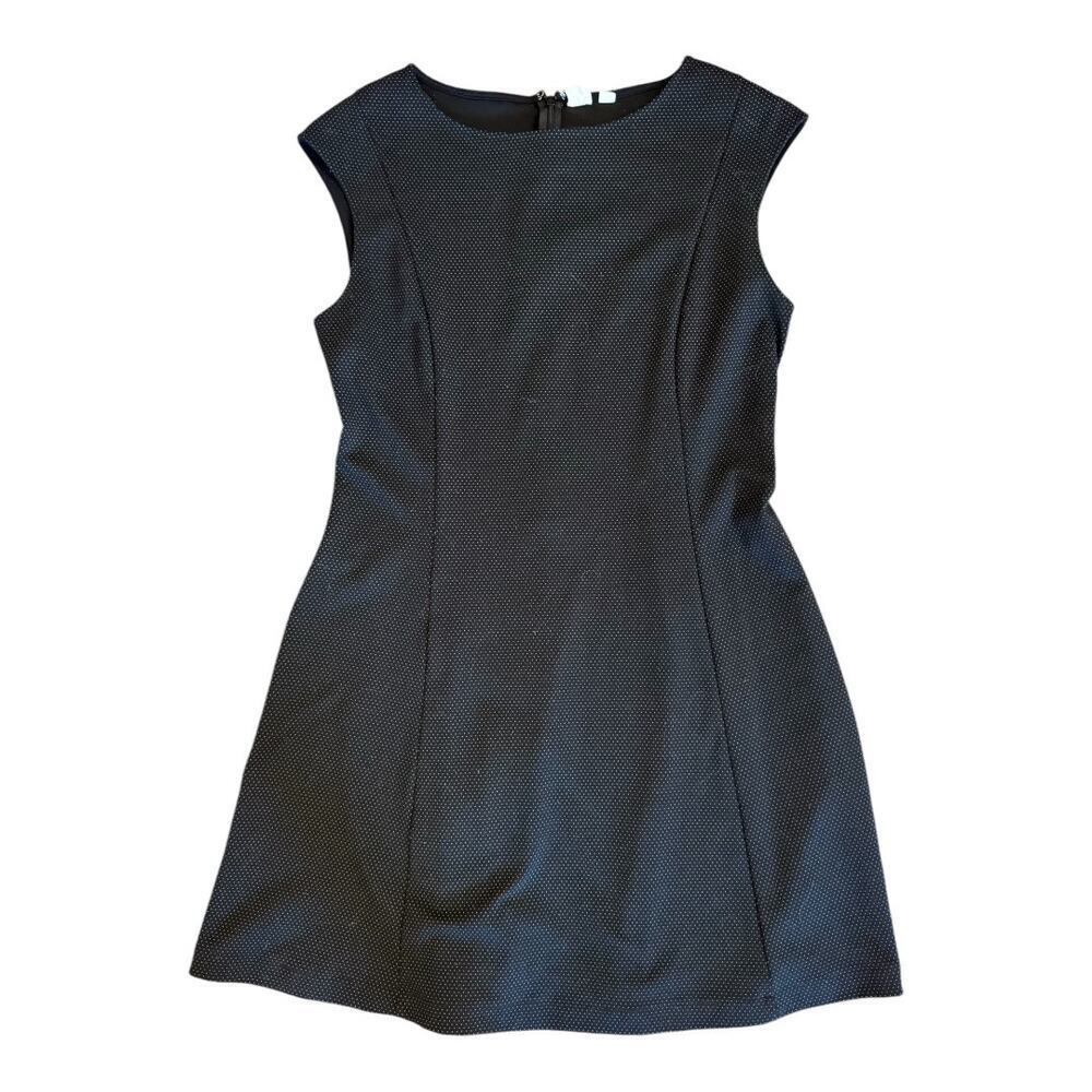 GAP Dress Womens Black White Polka Dot Fit & Flare Dress Retro Size 14 - Picture 1 of 4